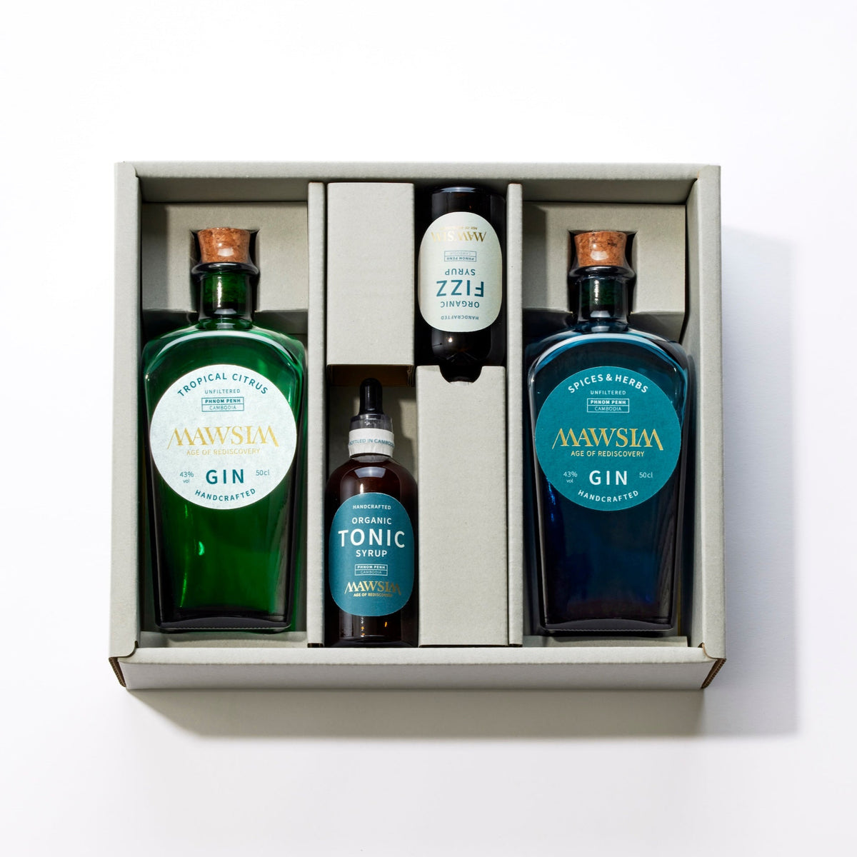 MAWSIM GIFT COLLECTION GIN & SYRUP | MAWSIM CRAFTED GIN
