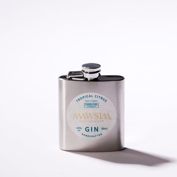 MAWSIM GIN｜Tropical Citrus Hip Flask 90ml